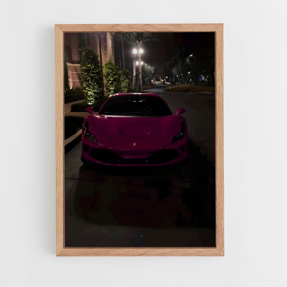 Poster Pink Dream Machine – affiche Ferrari (vue 4)